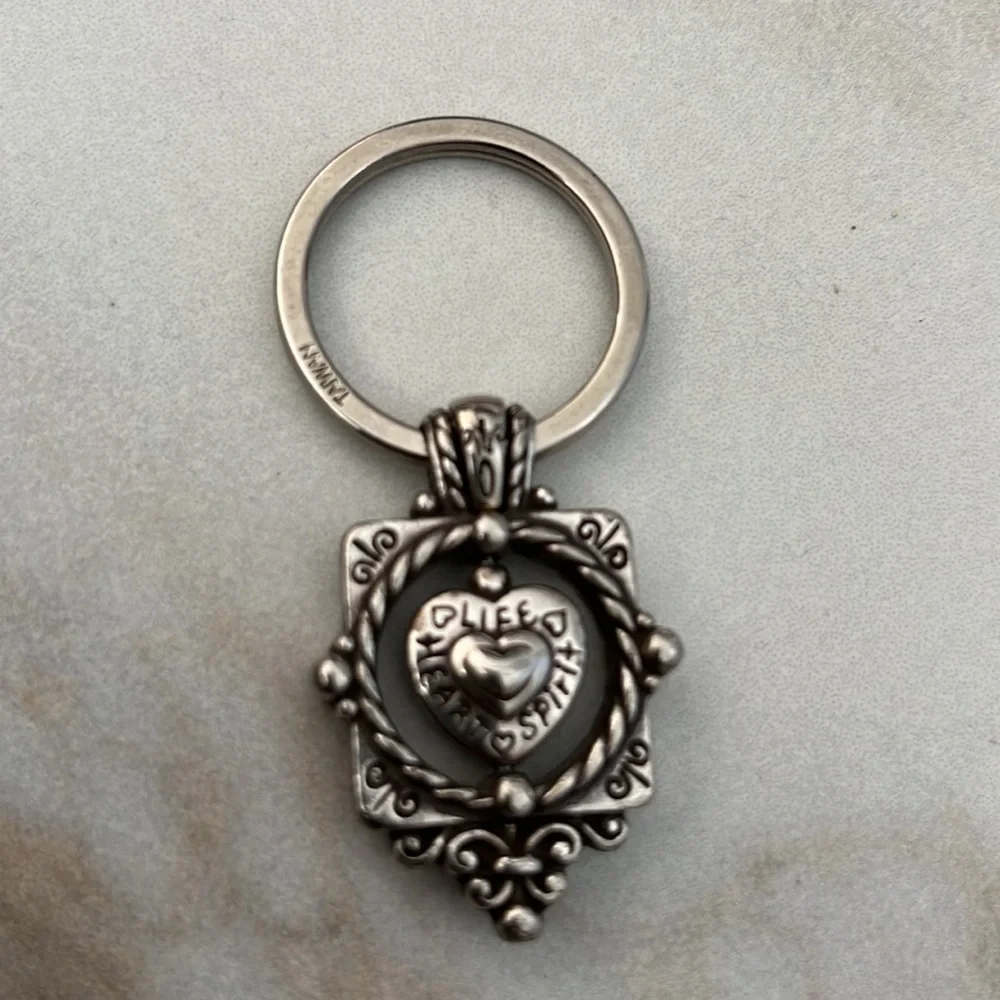 Brighton Spinning Heart Keychain